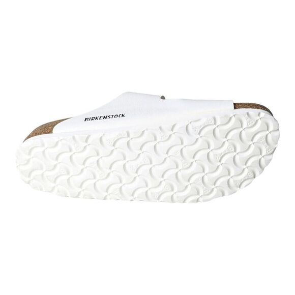 BIRKENTSTOCK Birko Flor White Embossed Sandal Size 38 - Picture 8 of 9